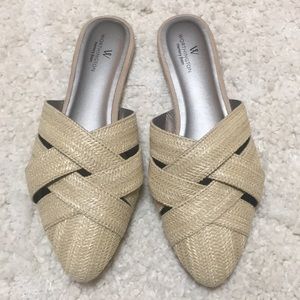 Brand new Worthington natural raffia size 7.5